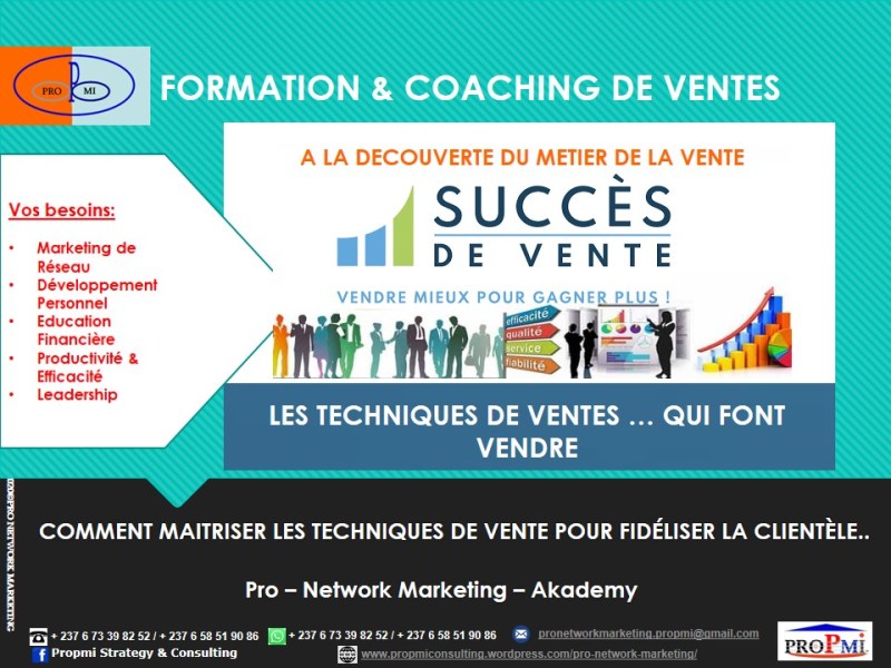 Comment maitriser les techniques de vente pour fidéliser la&nbsp;clientèle..